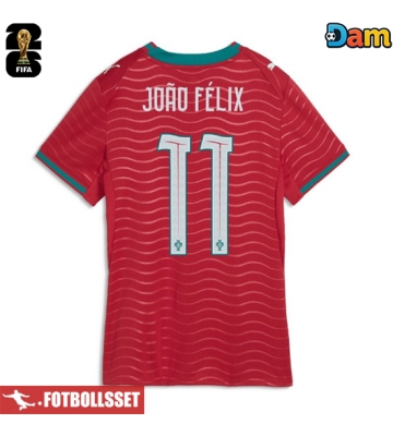 Portugal Joao Felix #11 Hemmatröja Dam VM 2026 Kortärmad